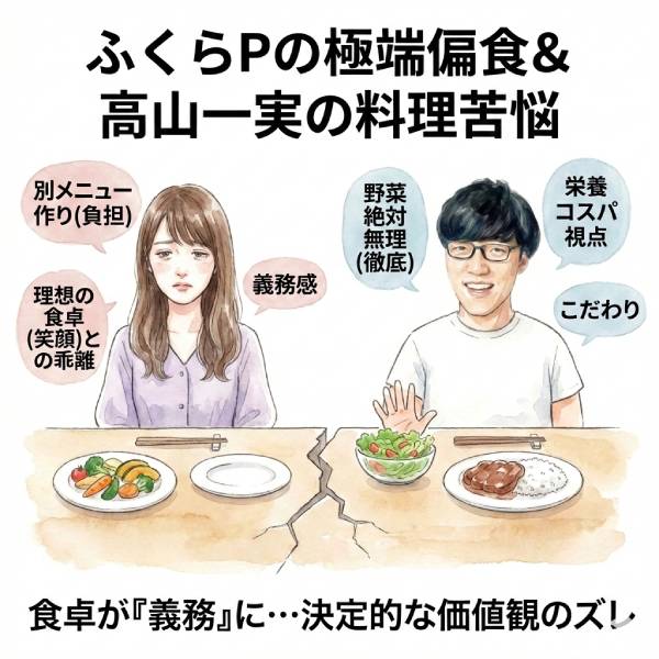 高山一実ふくらPの離婚理由がヤバイ！価値観の違いや偏食の噂を徹底調査！