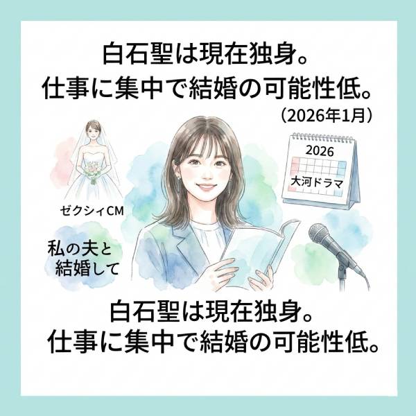 白石聖の結婚相手は誰？熱愛彼氏の最新情報と歴代の噂を徹底調査！